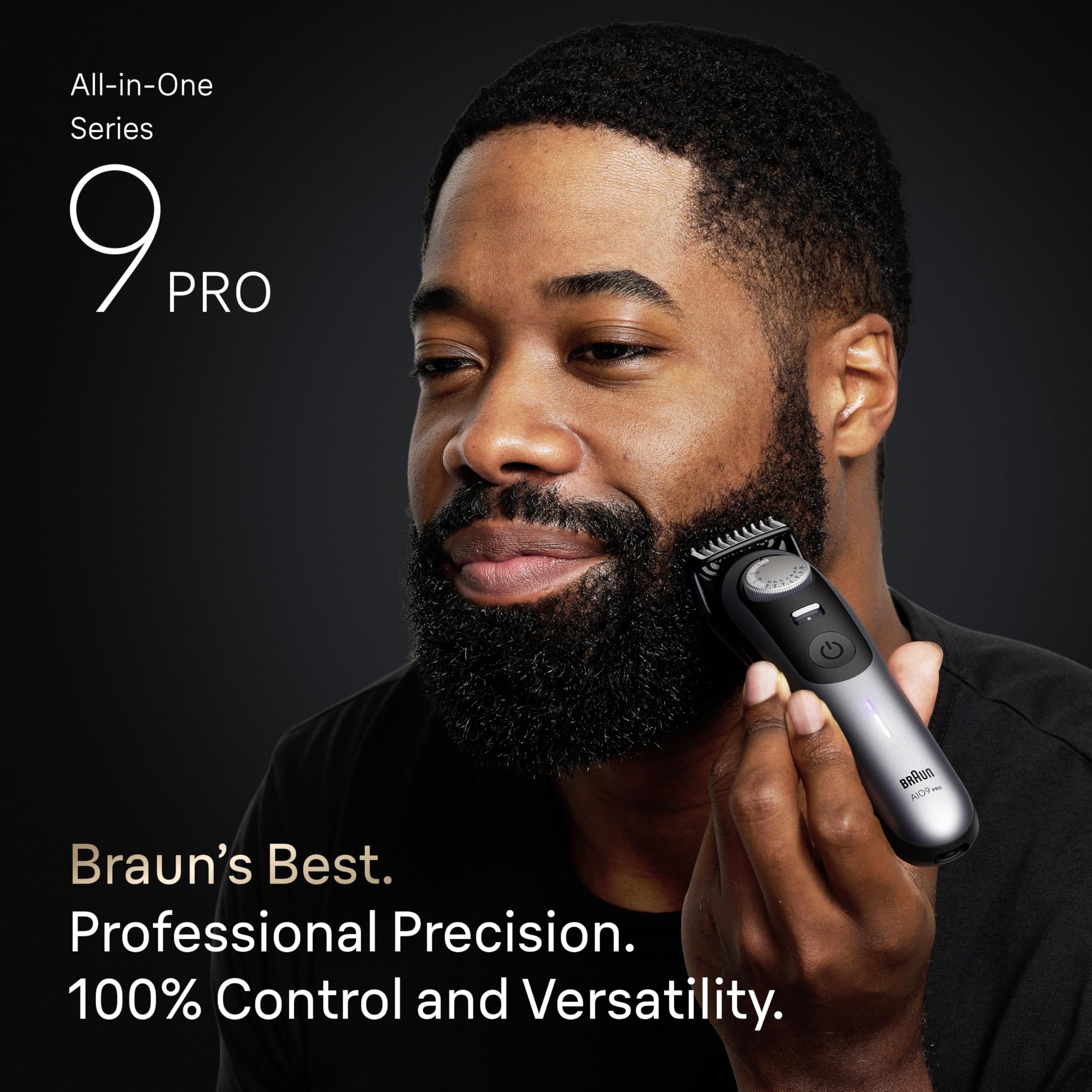 Braun Series 9 PRO 180 minute runtime on lithium ion battery.