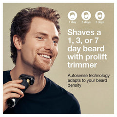 Braun Series 9 Pro 9419s supports effortless wet and dry shaving.