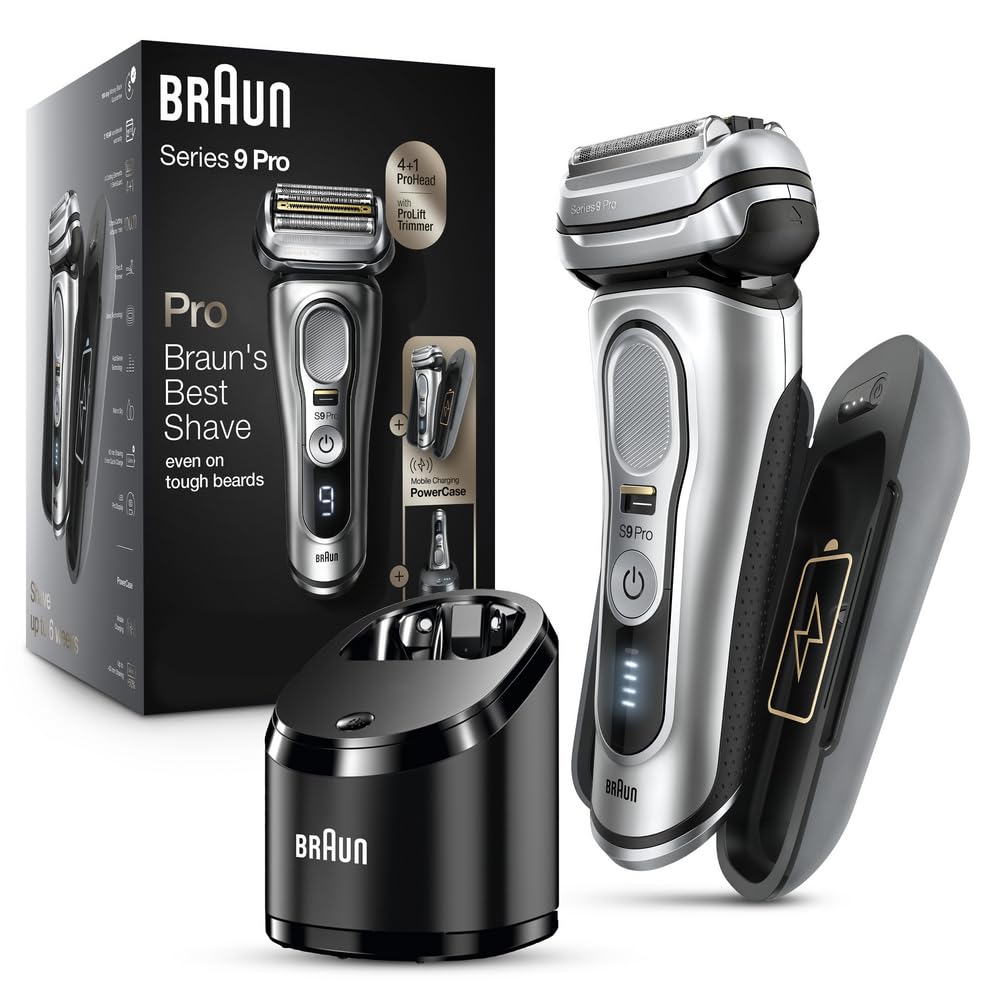 Braun Series 9 Pro 9477cc pro head close-up for precision shaving
