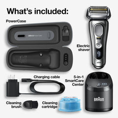 Braun Series 9 Pro 9477cc ProLift trimmer close-up for flat-lying hair