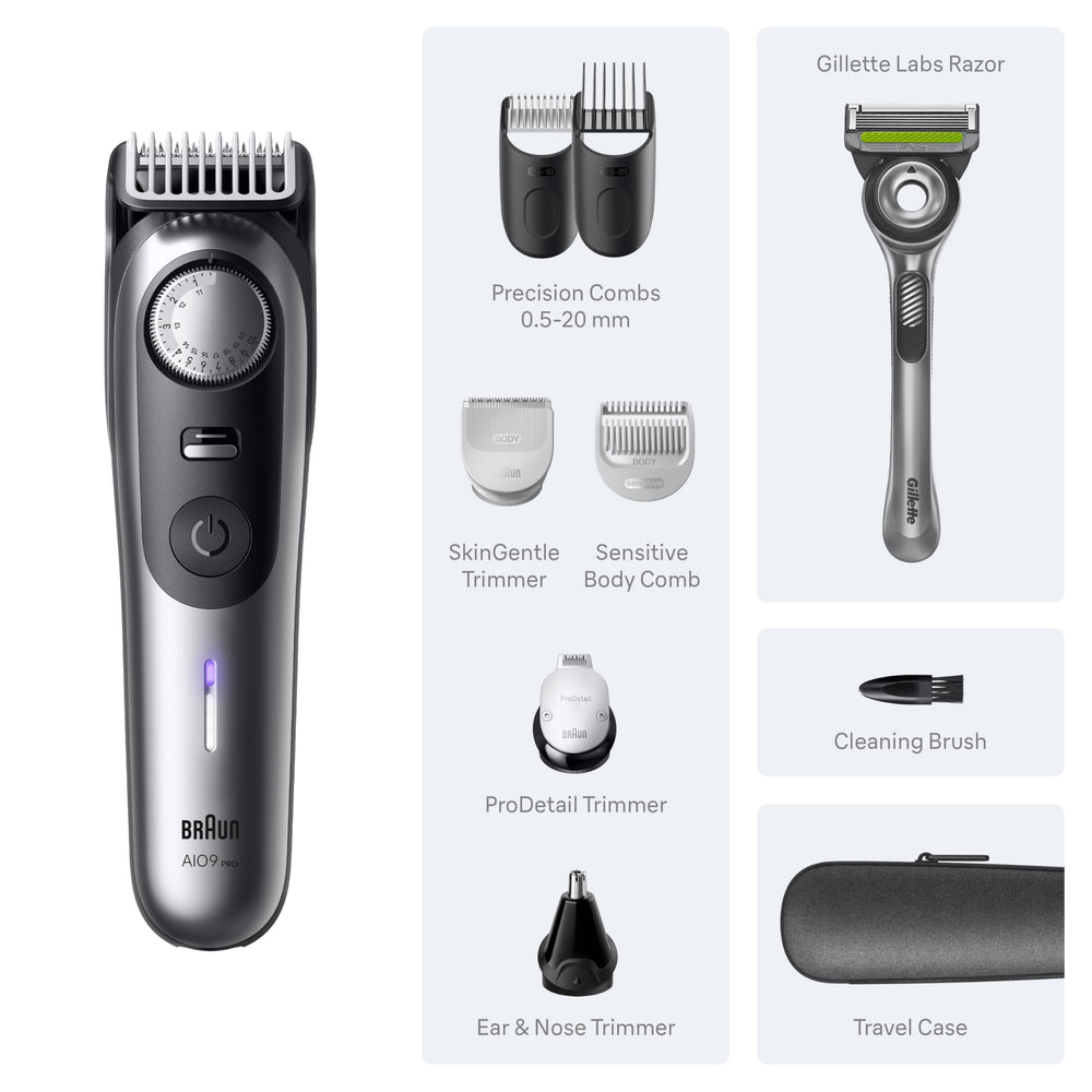Braun Series 9 PRO AutoSense technology for consistent cuts