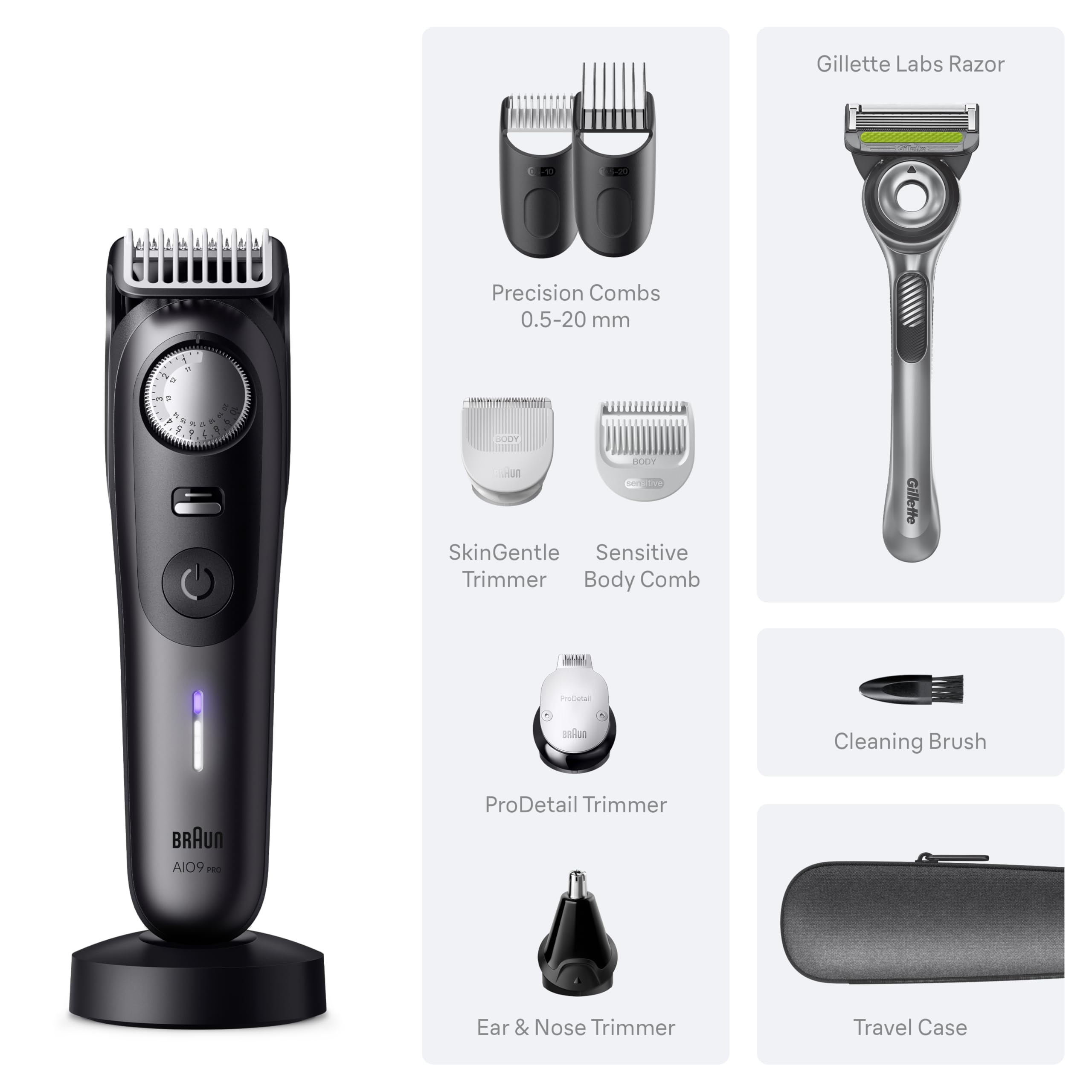 Braun Series 9 Pro body hair trimming for versatile manscaping