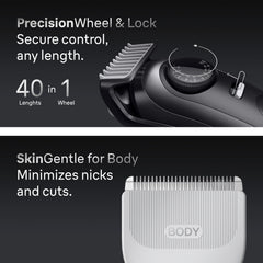 Gillette razor attachment with Braun Series 9 Pro enables smooth one-pass shaving.