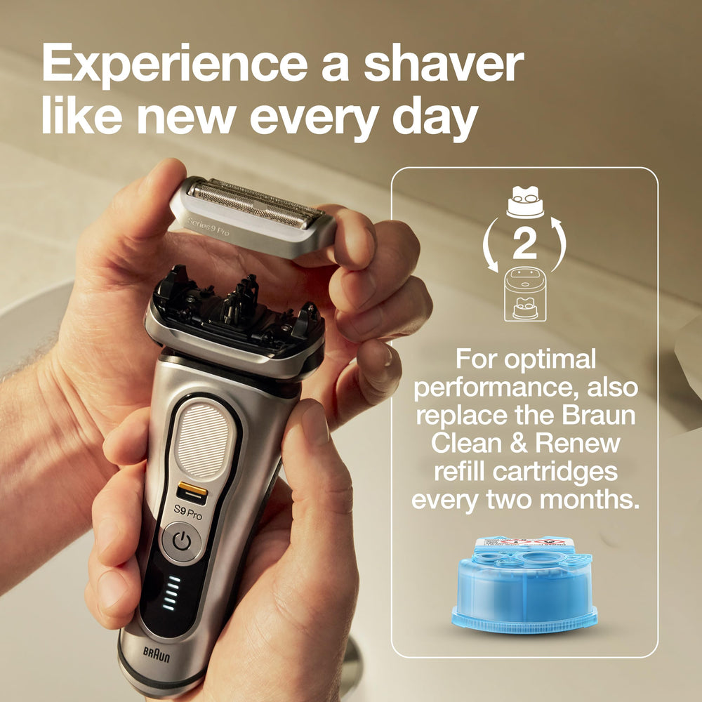 Braun Series 9 Pro head compatibility with Series 9 shavers.