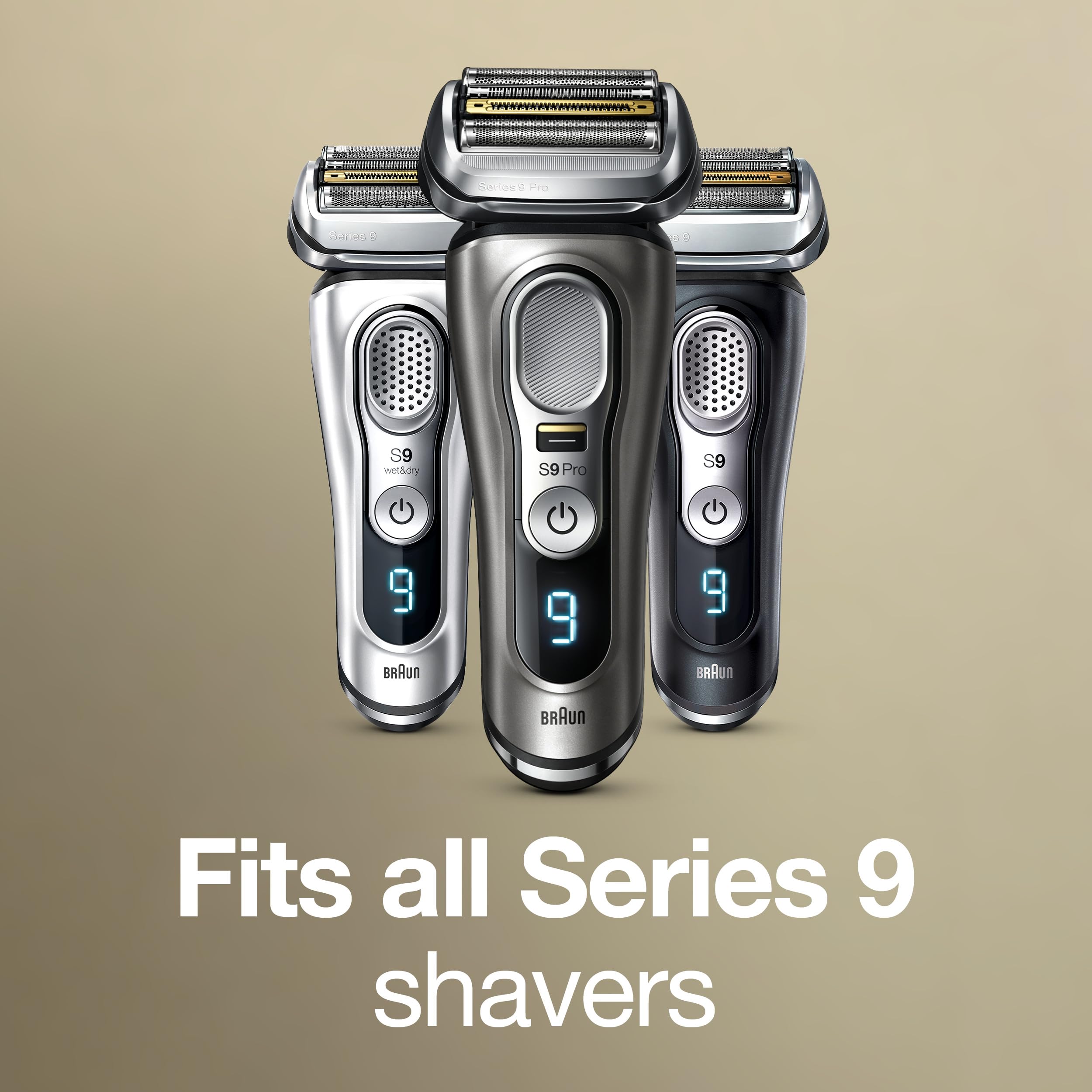 Braun Series 9 Pro head on shaver, ready for daily grooming.
