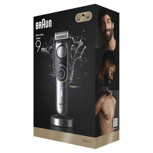 Braun Series 9 PRO organized case keeps tools neatly stored.