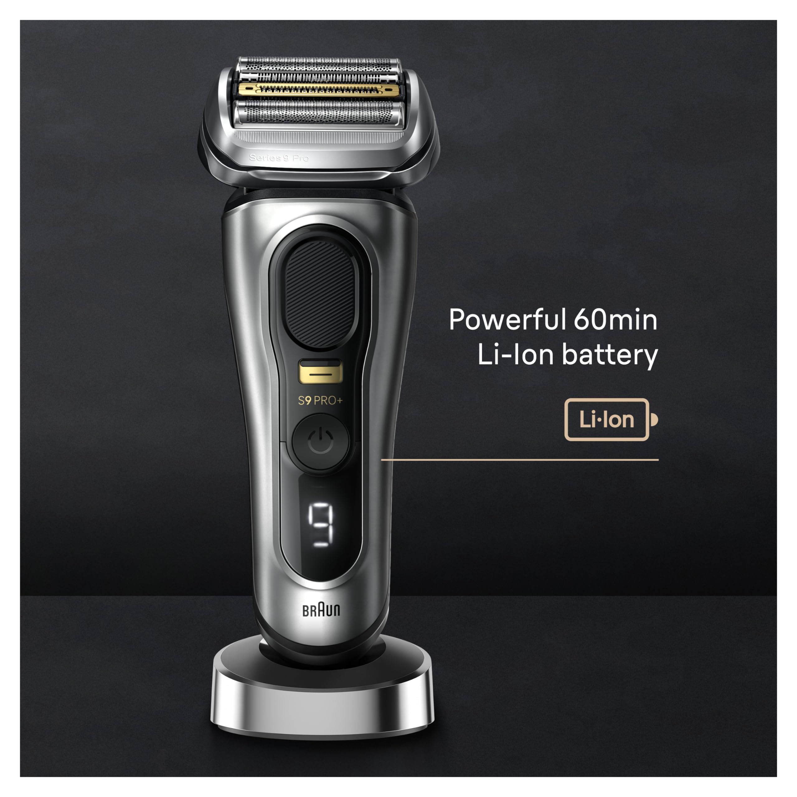 Braun Series 9 Pro+ 9517s waterproof for wet or dry use