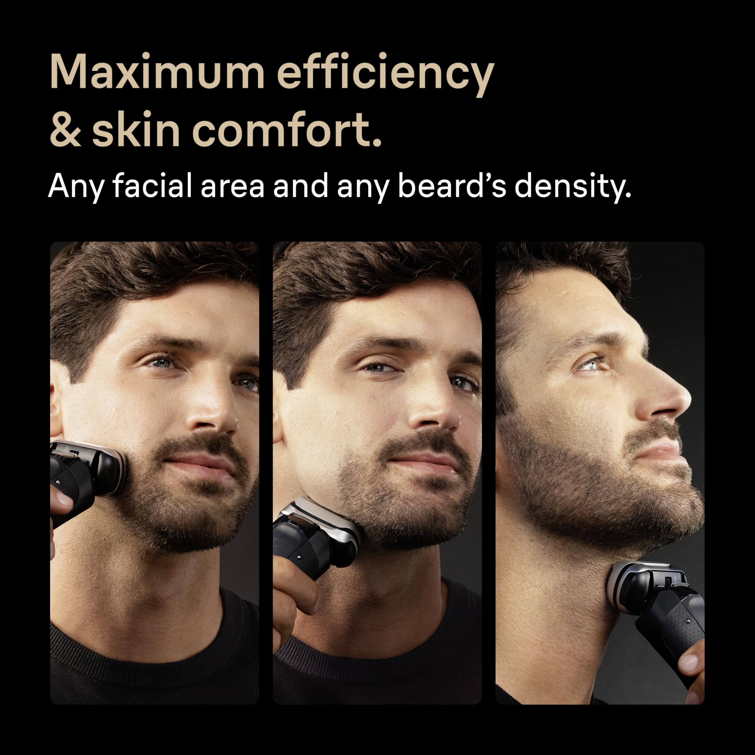 Braun Series 9 PRO+ titanium-coated ProLift Blade delivers close, efficient shaving.