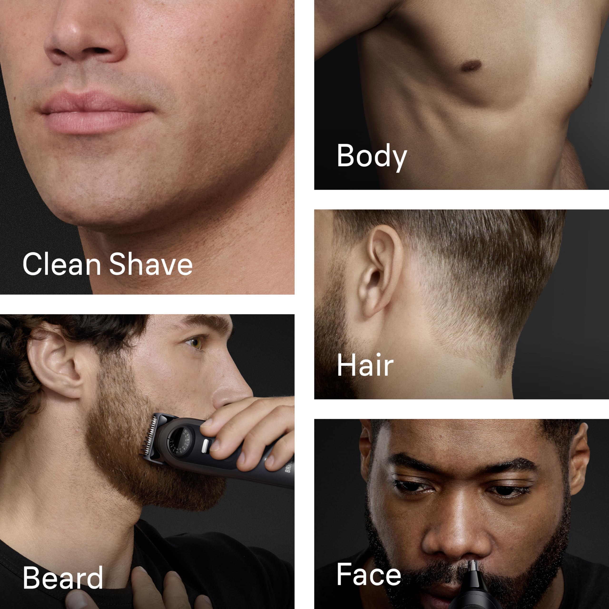 Braun Series 9 Pro precision wheel settings enable exact length control.