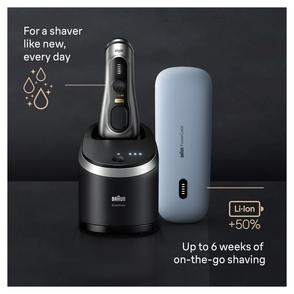 Braun Series 9 ProPlus 9577cc Long-lasting Li-Ion battery with quick charge