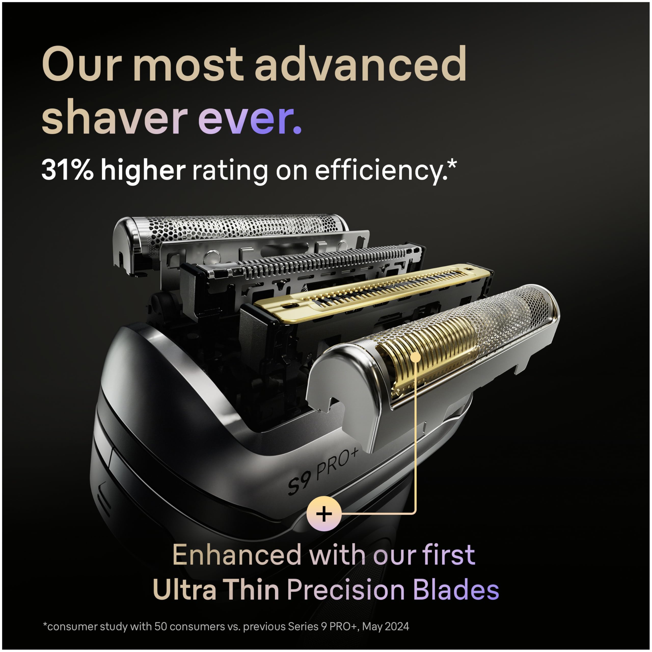 Braun Series 9 PRO+ ProTrimmer detail for edging facial hair