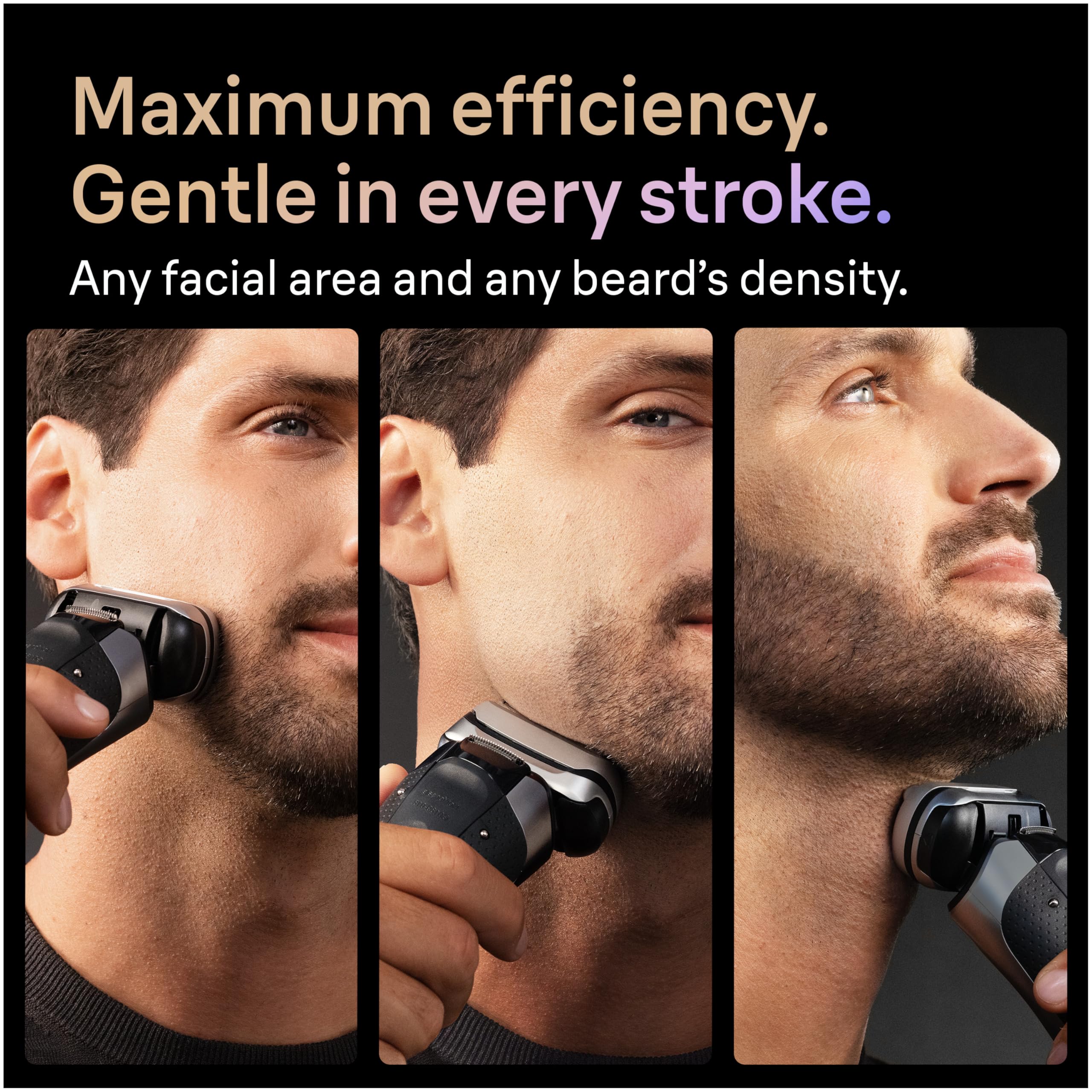 Braun Series 9 PRO+ titanium-coated ProLift blade detail for durability