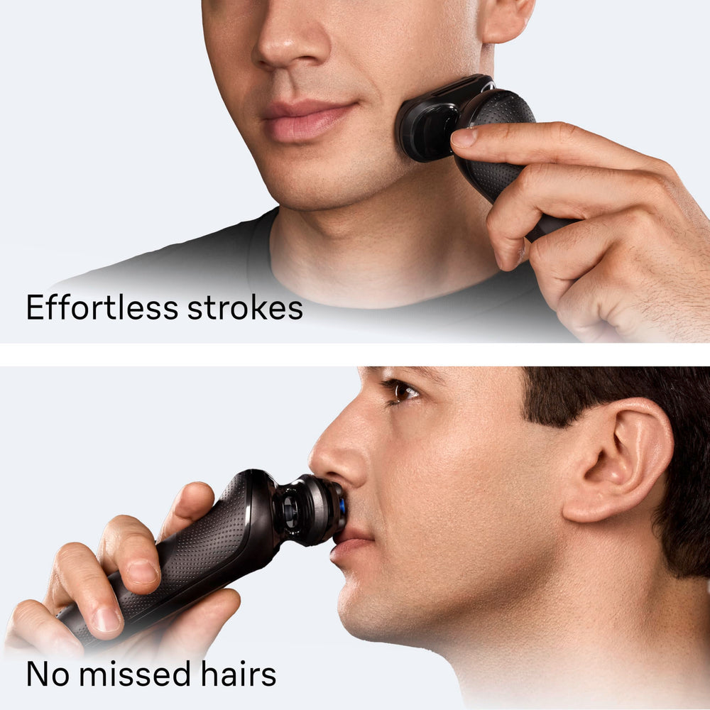 Braun Series 5 FastShave mode with Smart Motor adjusts to beard density