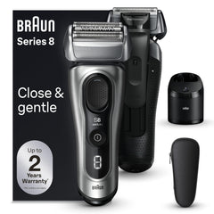 Braun Series 8 8567cc front view showcasing premium shaving performance and comfort