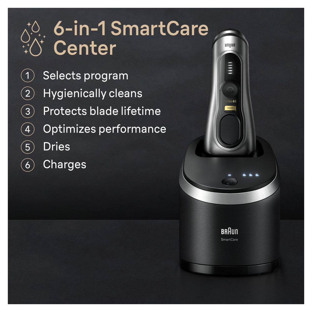 Braun Series 9 ProPlus precision ProTrimmer for precise sideburns and moustache