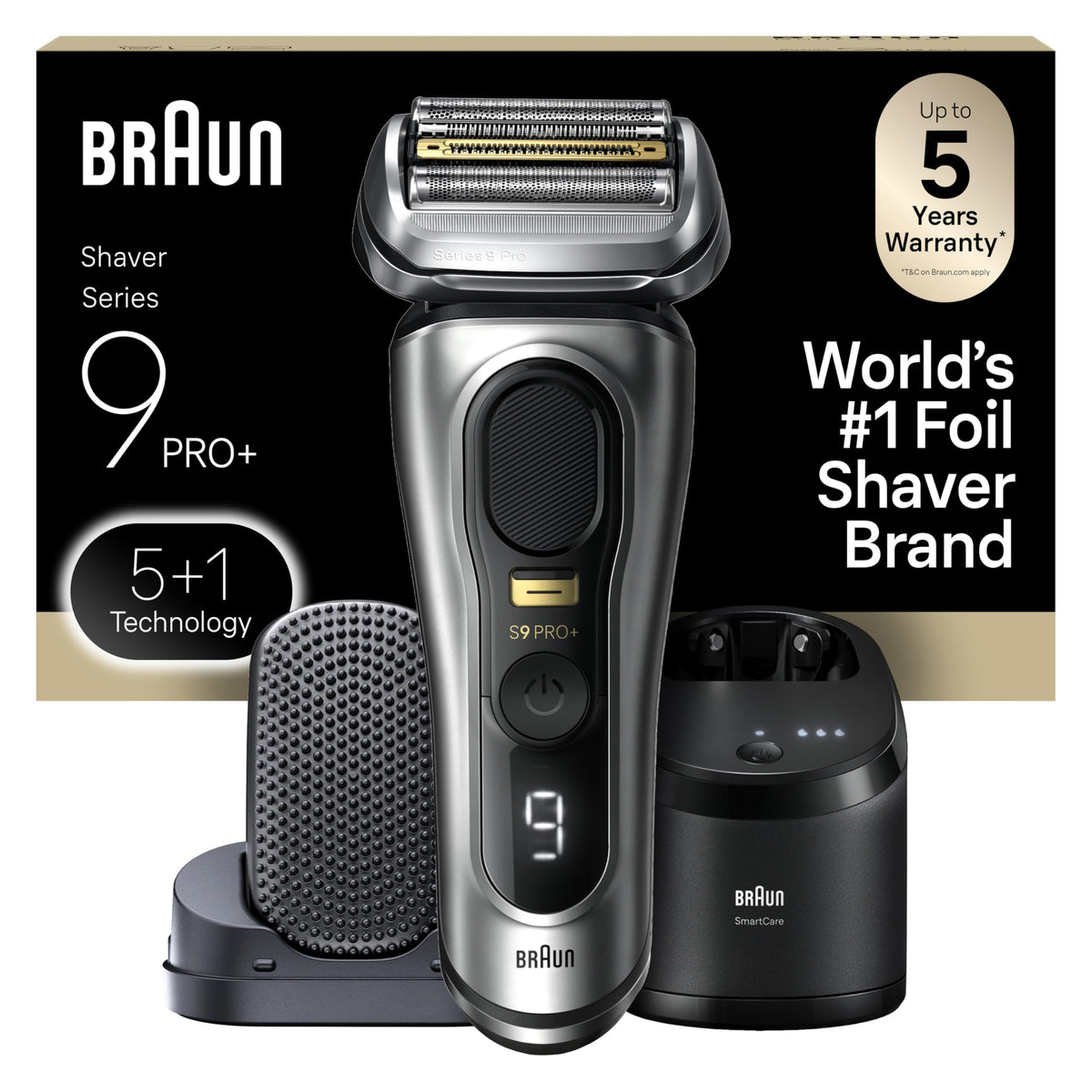 Braun Series 9 ProPlus procomfort head attachment closeup for gentle beard prep
