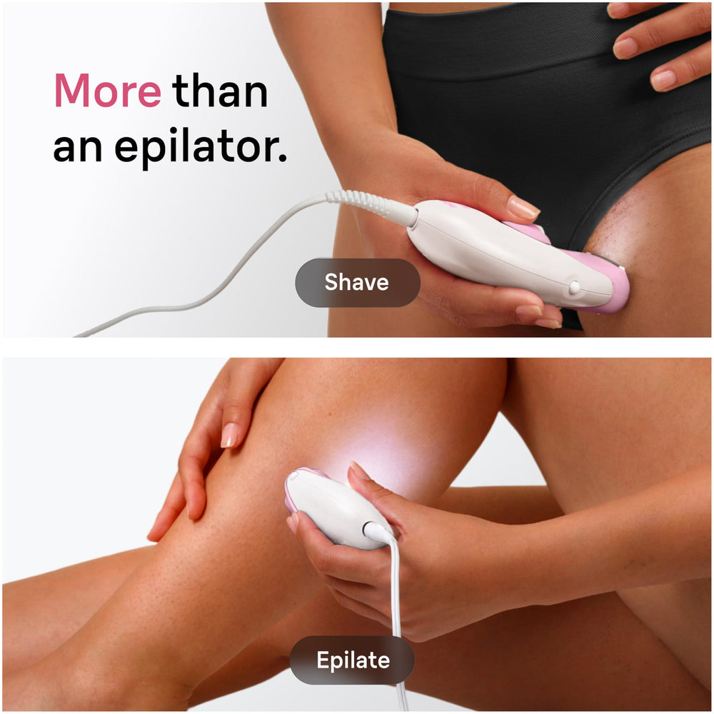 Cleaning brush accessory for easy maintenance after epilation