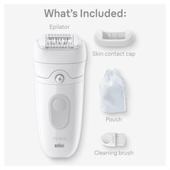 Braun Silk-épil 5 SE5-011 epilator side view showing compact design.