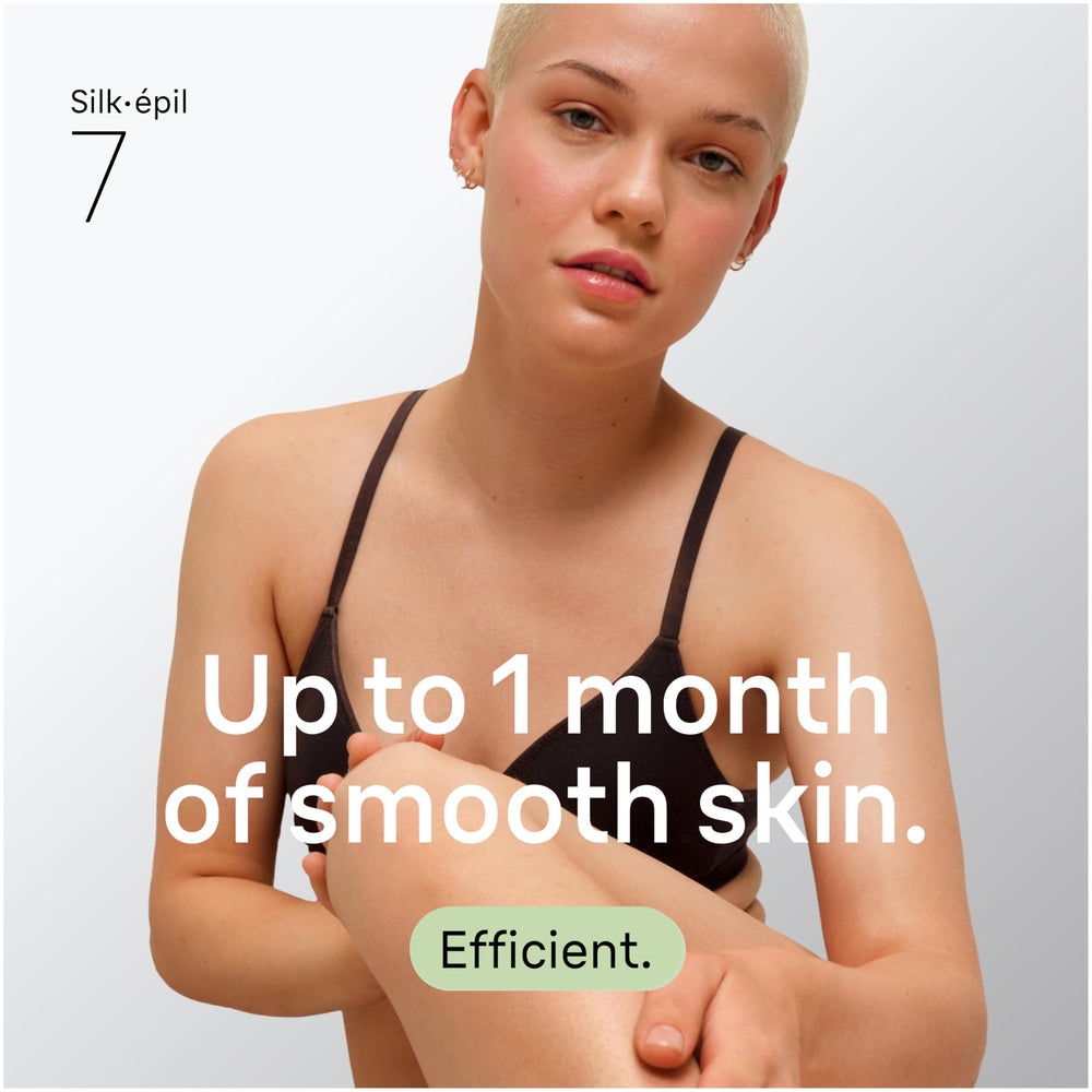Braun Silk-epil 7 massage roller cap reduces sensation during epilation