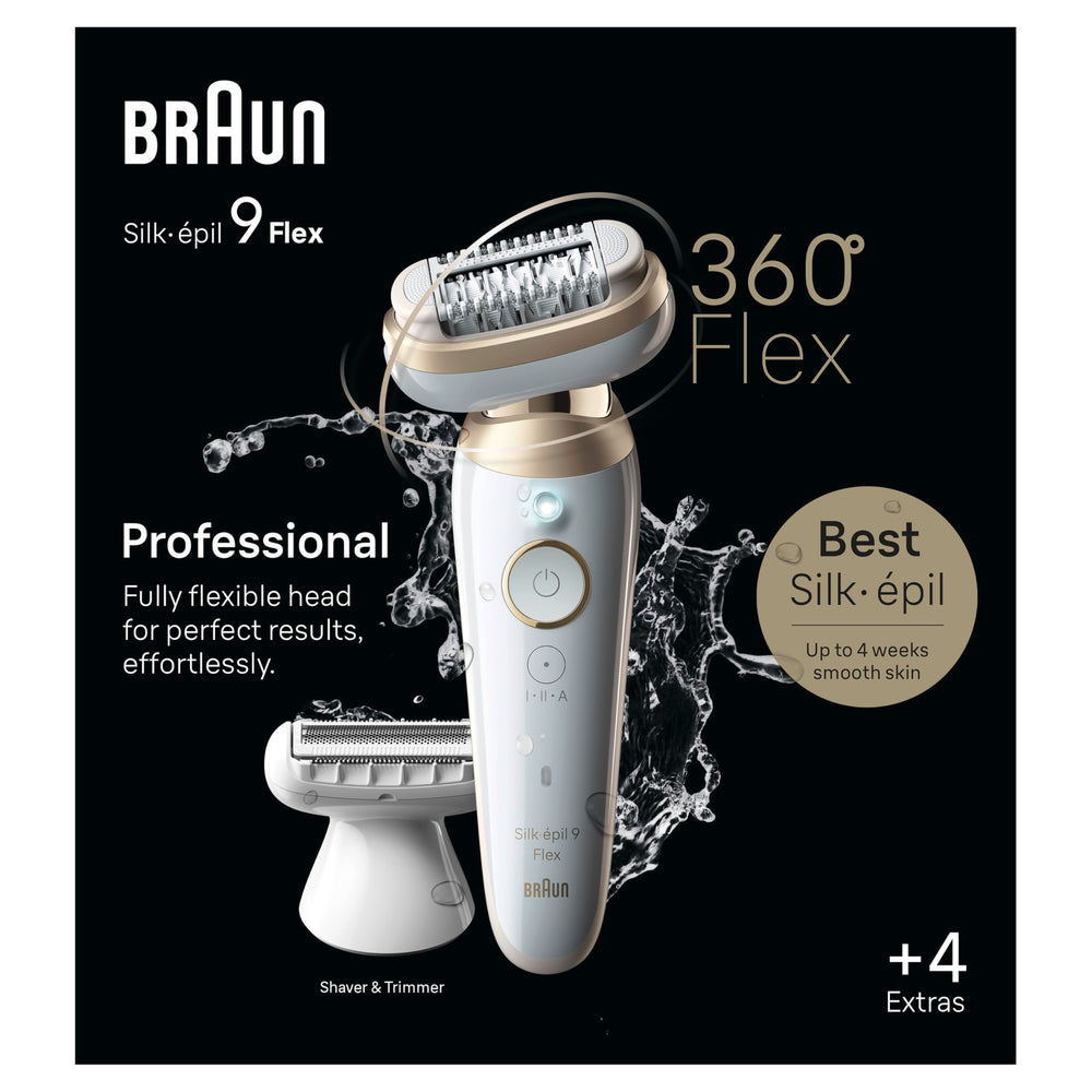 Braun Silk-épil 9 Flex German engineering for durability and performance.