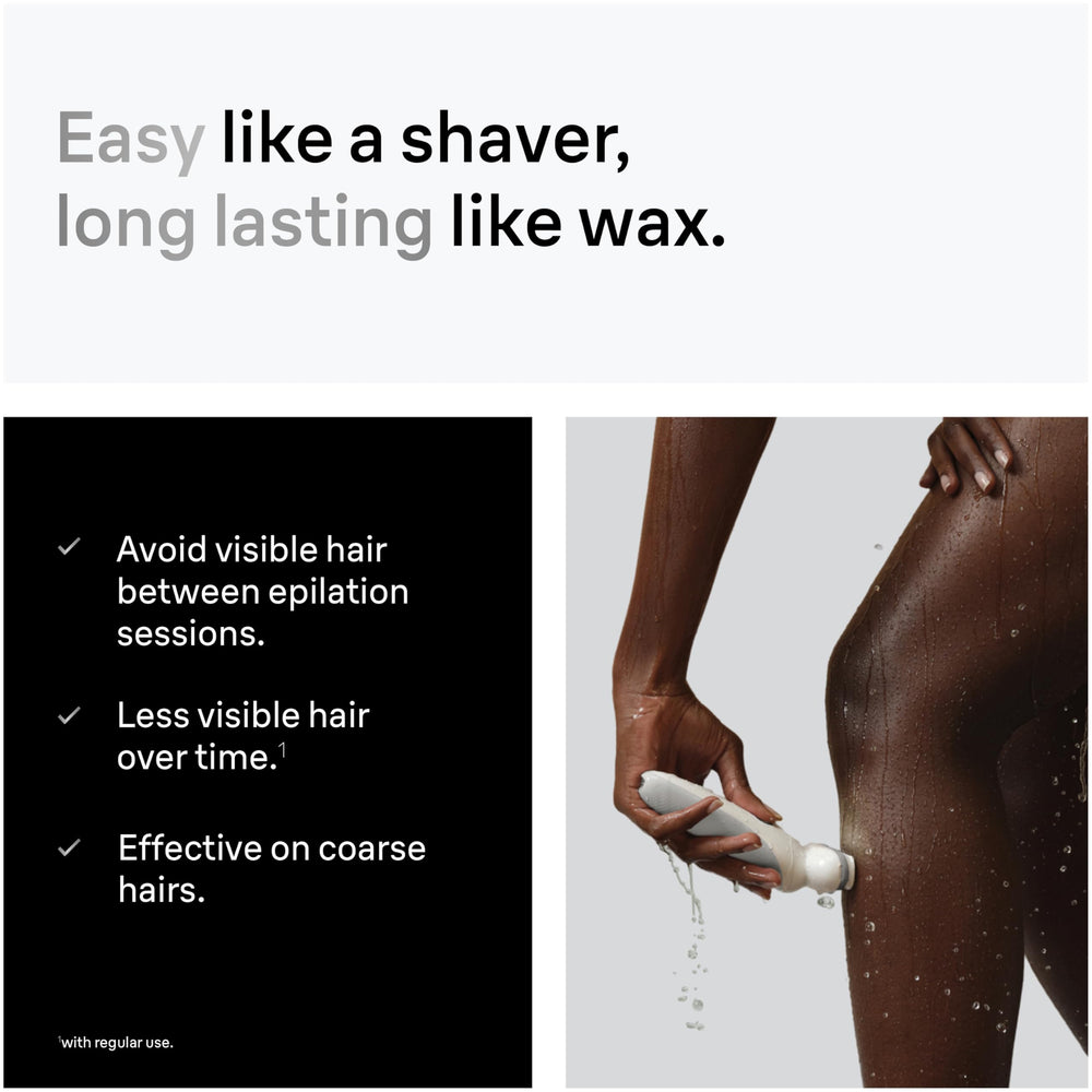 Braun Silk-épil SES9 exfoliation brush helps prevent ingrown hairs