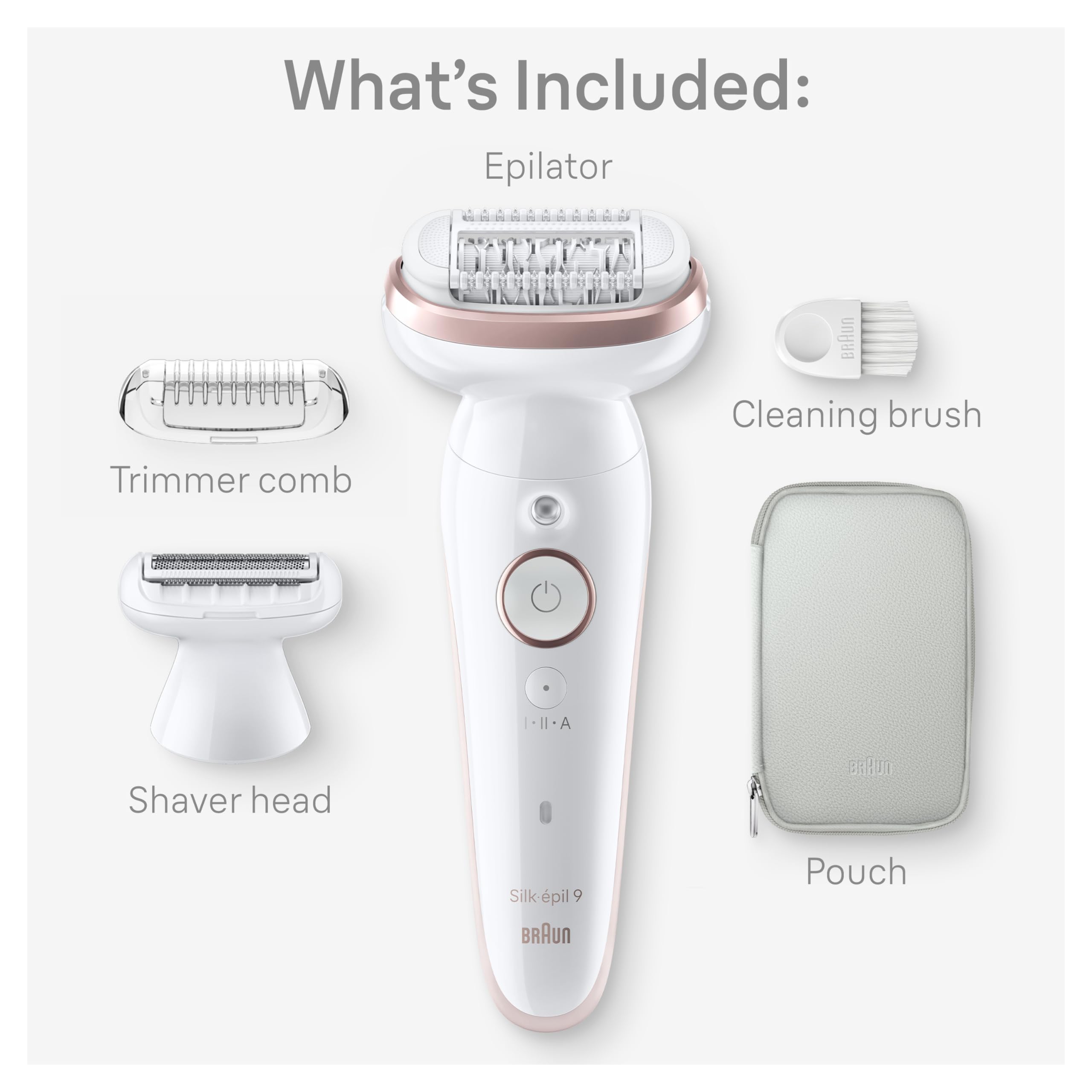 Braun Silk-épil SES9 in wet and dry use for comfortable epilation sessions
