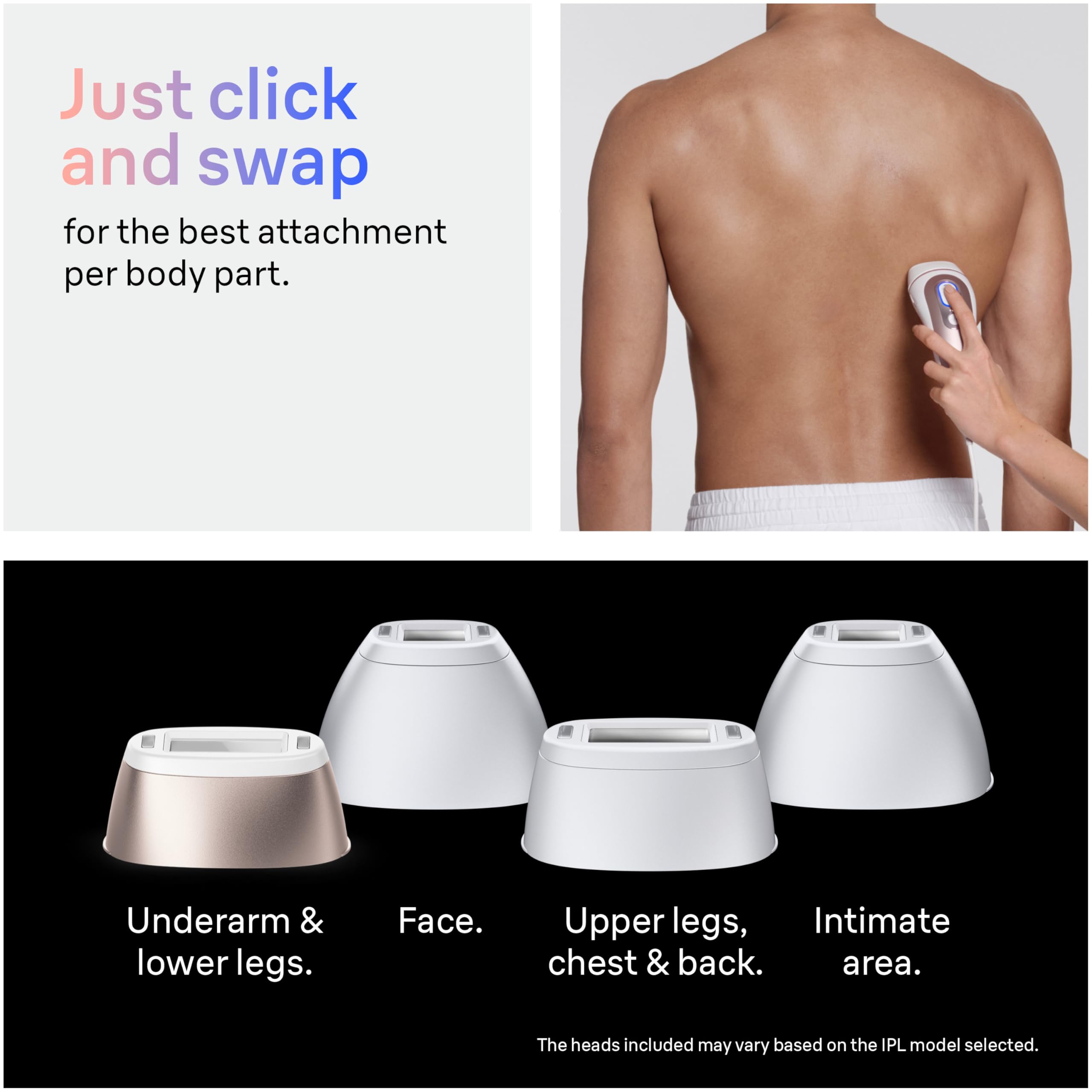 Braun dermatology-approved device supports safe at-home hair removal.