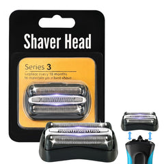 BRAVIKERLY Series 3 32B replacement, front view, close shave potential