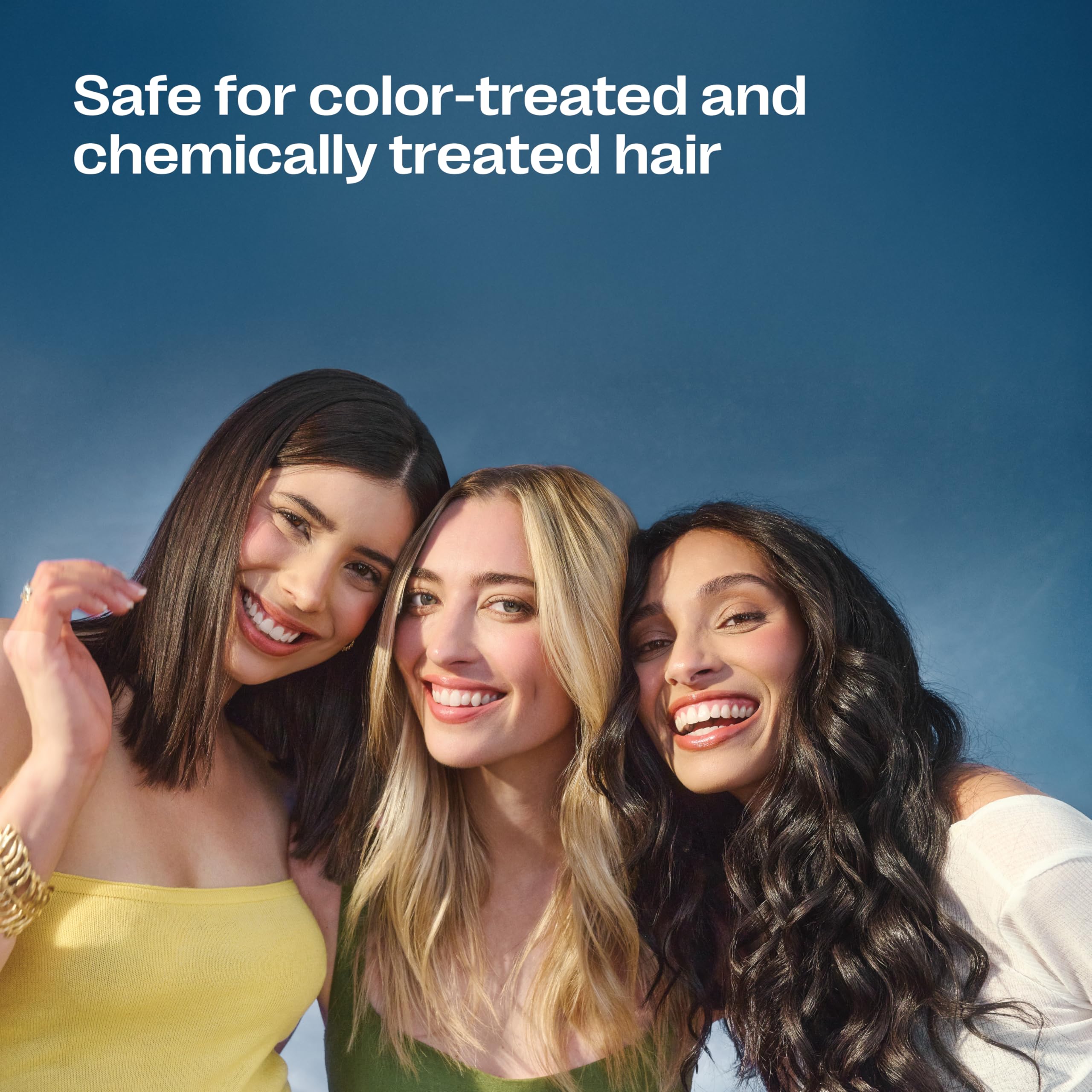 BRAZIL EDITION Restorative Peptide Hair Mask application shot shows quick two-minute use.