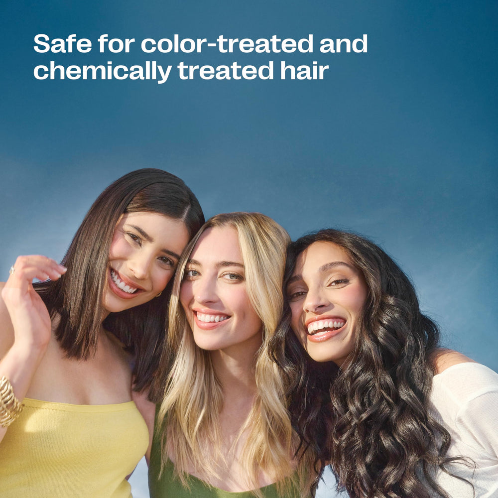 BRAZIL EDITION Restorative Peptide Hair Mask application shot shows quick two-minute use.