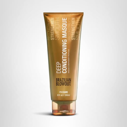 Brazilian Blowout ingredients closeup highlighting nourishing formula and shine potential