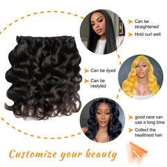 Brbeawor Brazilian Body Wave in natural black color for daily wear.