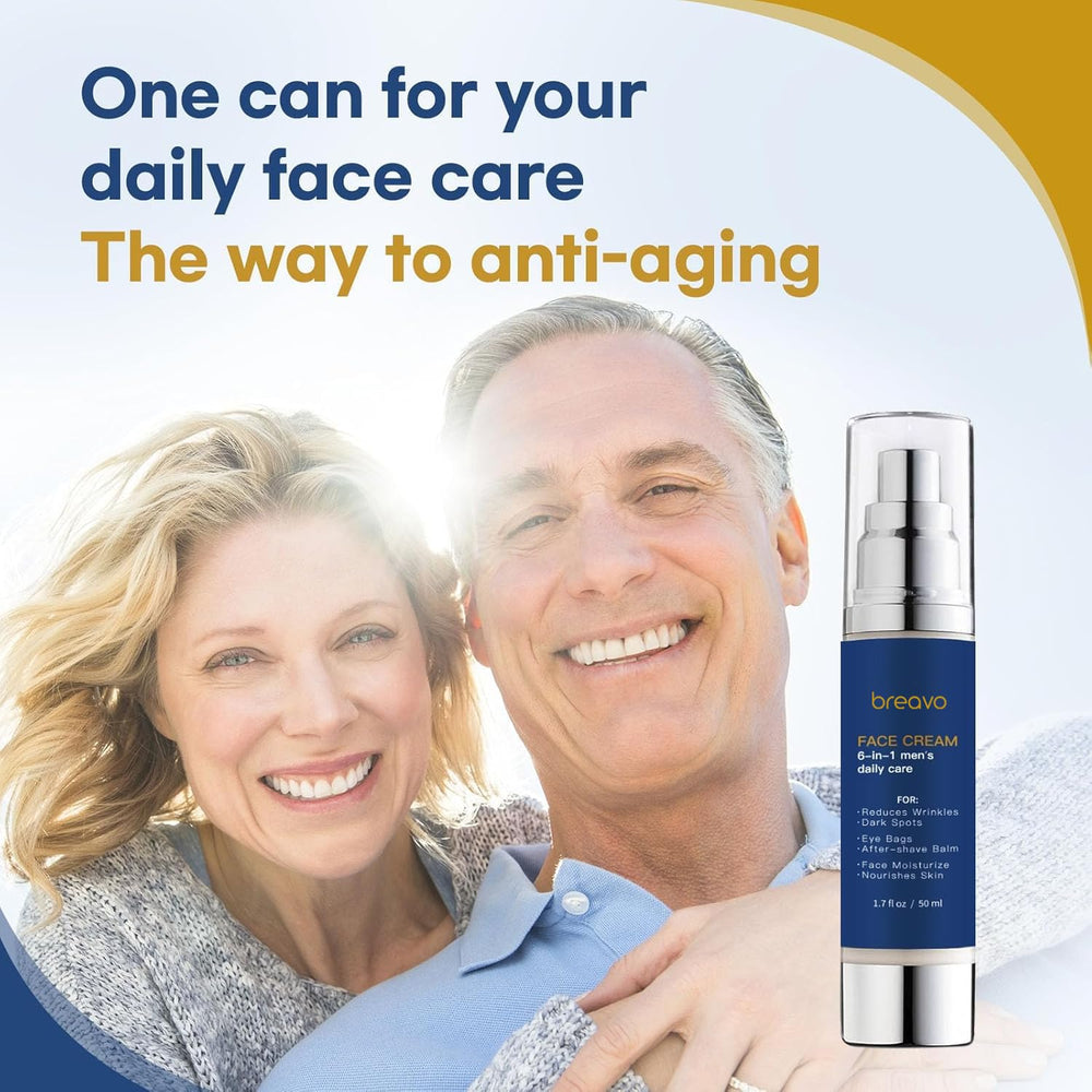 Breavo daily routine with 6-in-1 cream for morning use