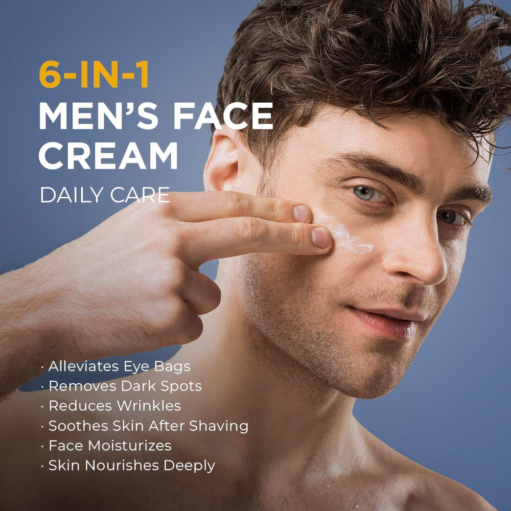 Breavo 6-in-1 face cream texture swatch showing lightweight, oil-free feel.