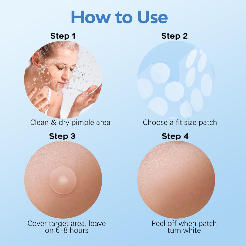 Breiboz easy-to-use patches with simple steps for quick on-the-go care.