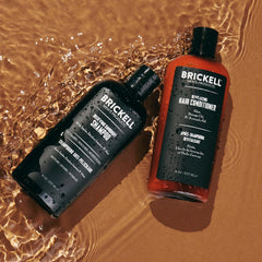 Brickell Daily Relieving Shampoo foam delivers a rich, thorough cleanse.