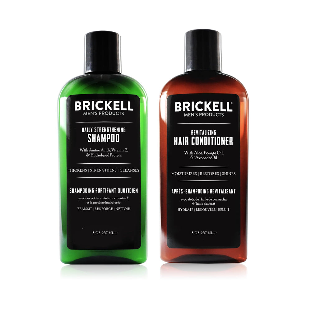 Brickell Daily Revitalizing Conditioner bottle for added volume and smoother feel