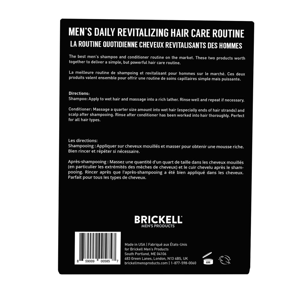 Brickell Gift Set packaging showcasing natural ingredients for a thoughtful men's gift