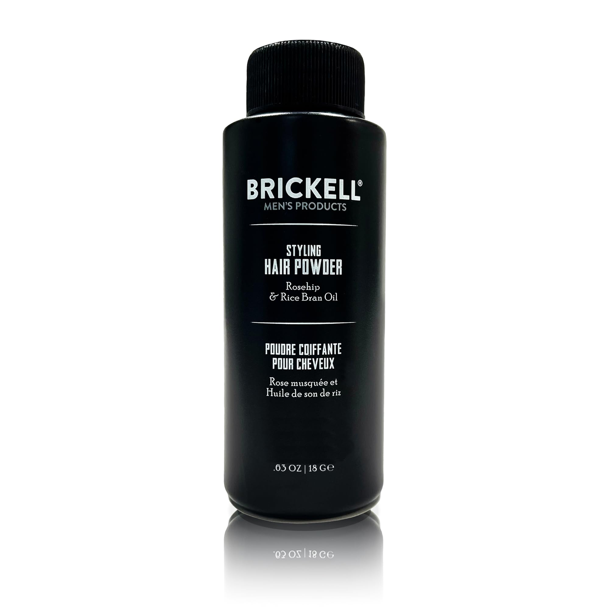 Brickell Polvo Texturizante para cabello con acabado mate y volumen natural.