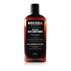 Brickell acondicionador revitalizante para cabello en botella, hidrata y aporta brillo.