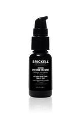 Brickell Men's Dark Circle Under Eye Serum bottle supports daily eye care and gentle firming.