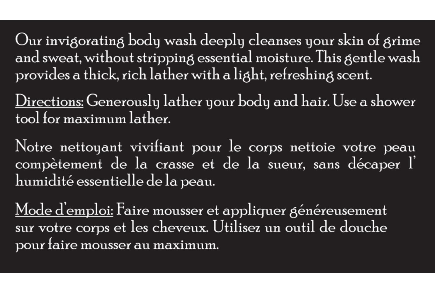Brickell Men's Invigorating Body Wash lifestyle shot in morning routine.