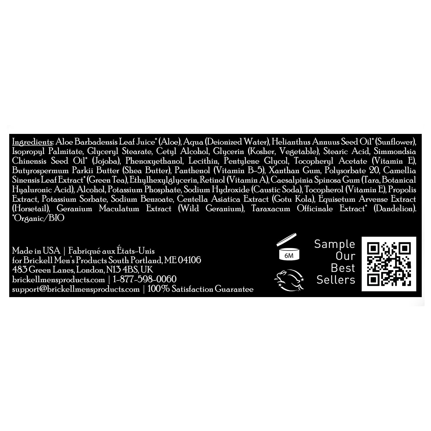 Brickell Men's Retinol Face Moisturizer 2oz bottle highlights portable skincare for travel.