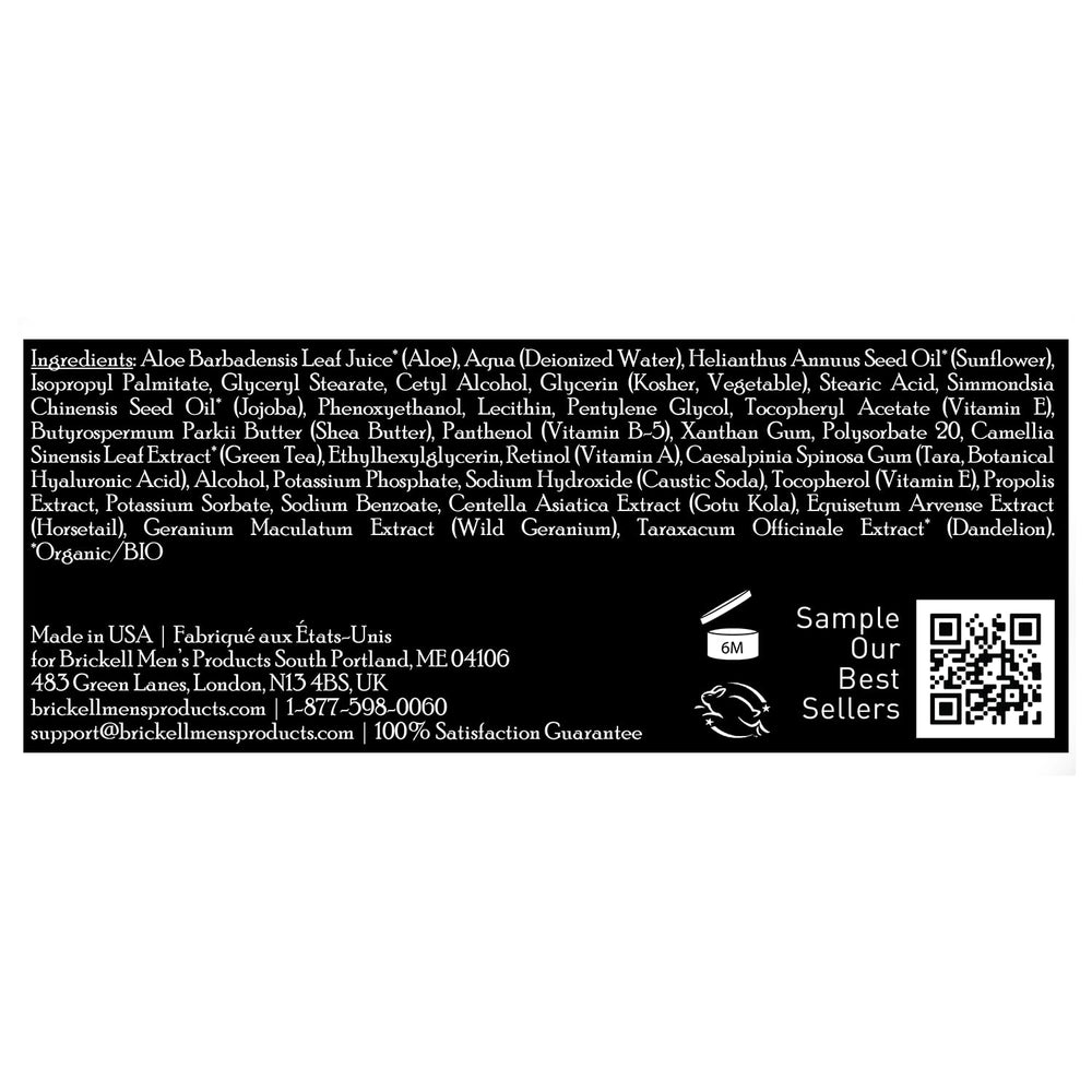 Brickell Men's Retinol Face Moisturizer 2oz bottle highlights portable skincare for travel.