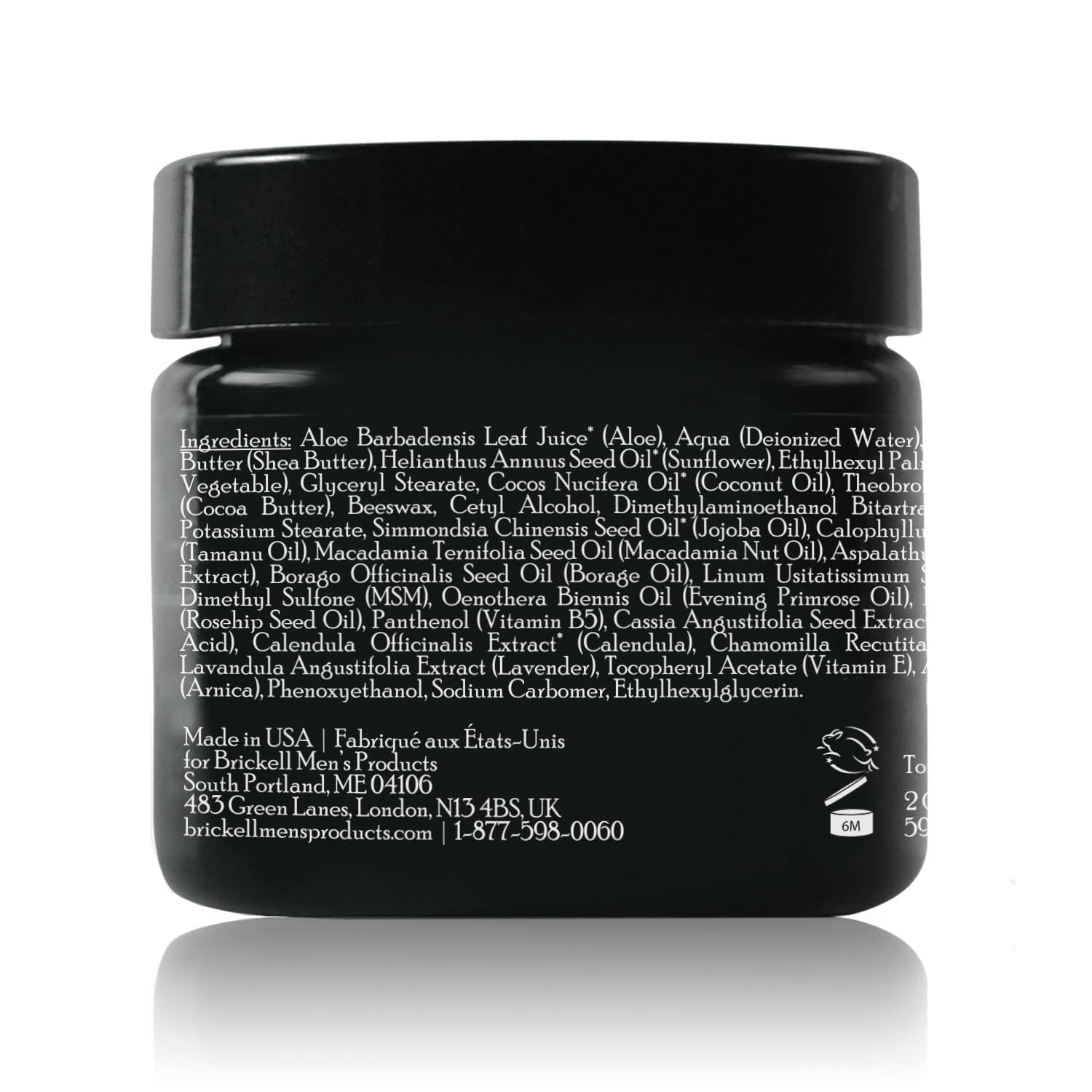 Brickell Men's Revitalizing Anti-Aging Cream texture close-up showing creamy formula