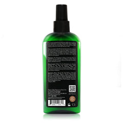 Brickell Men's Sea Salt Spray applied to hair creating natural curls and waves.