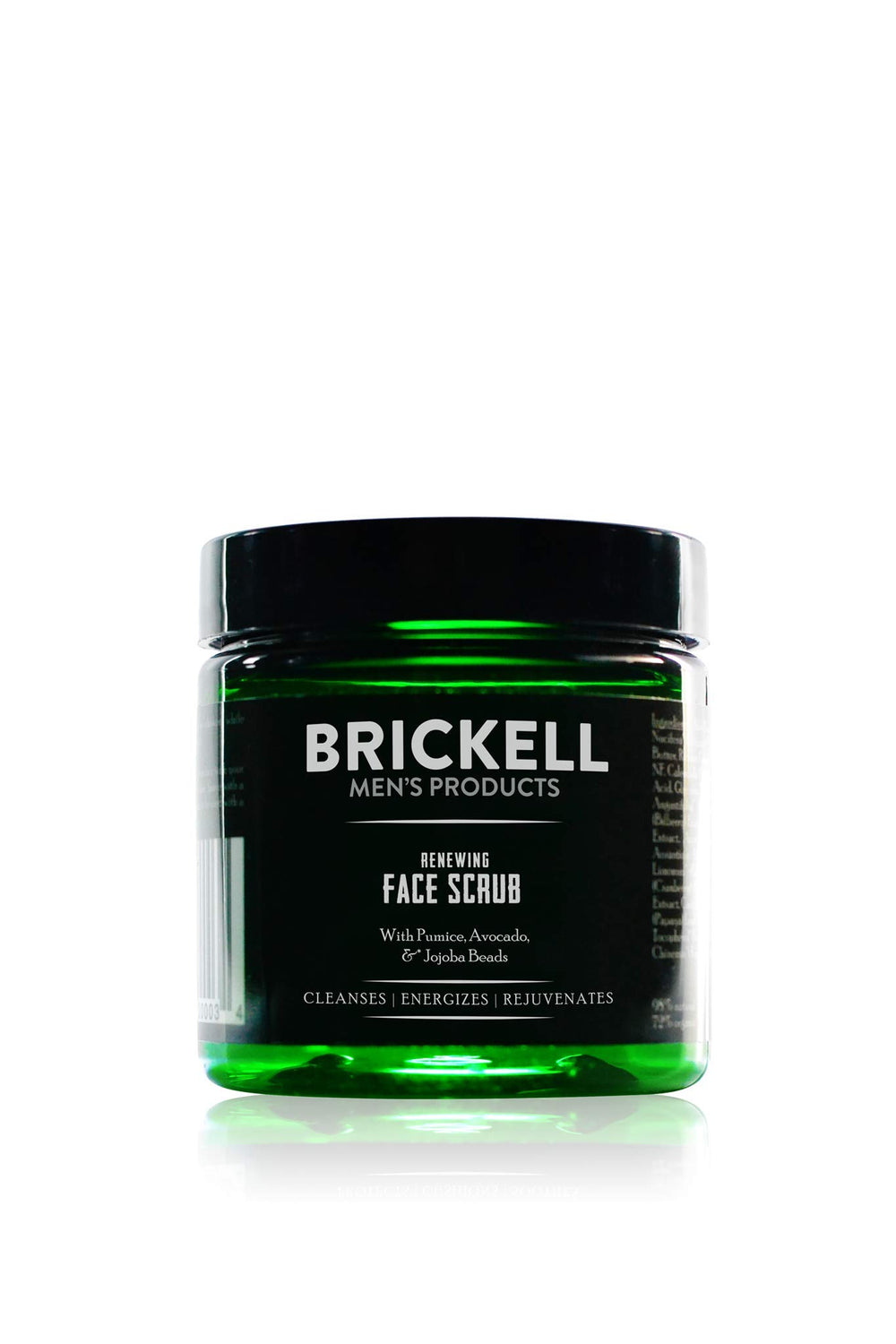 Brickell Renewing Face Scrub: envase de 4 onzas para uso diario suave.