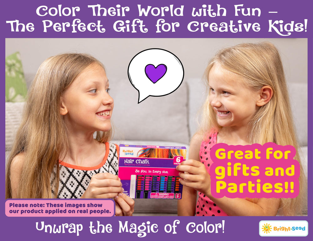Bright Seed glitter green hair chalk for fresh, imaginative color experiments.