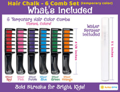 Bright Seed glitter pink hair chalk for playful styles, simple cleanup.