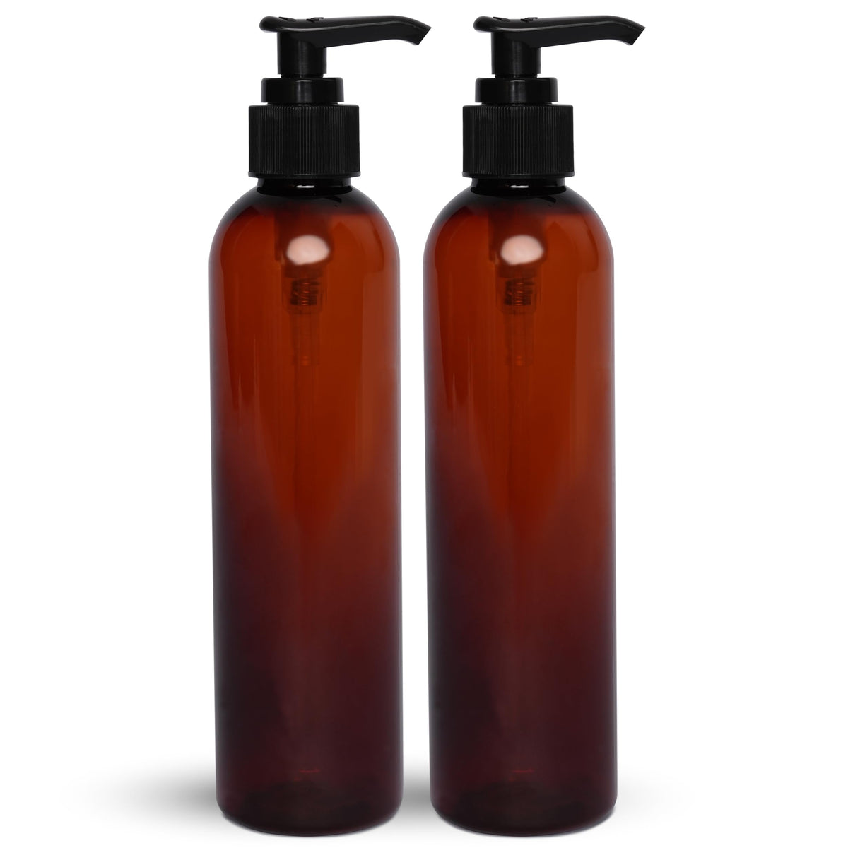 BRIGHTFROM 8 oz amber bottle with pump for easy dispensing